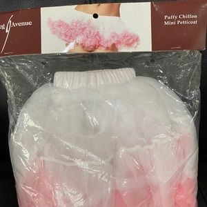 Puffy chiffon mini petticoat